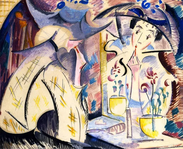 Woman at Her Dressing Table