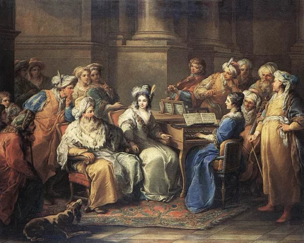 The Grand Turk Giving a Concert to His Mistress