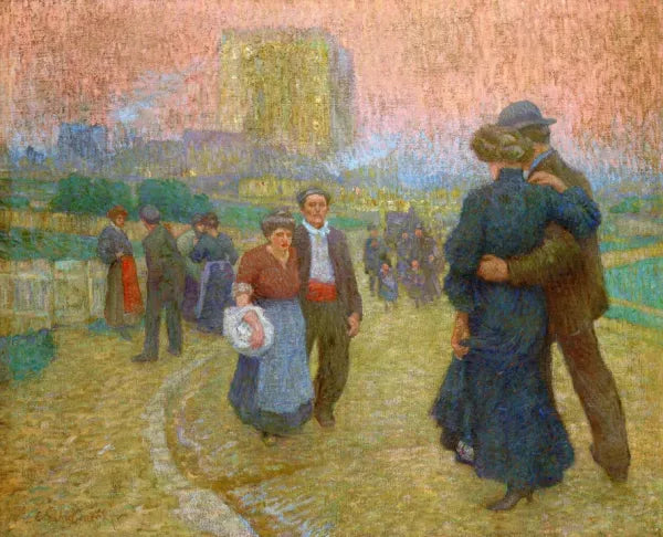 Evening Walk, Two Worlds