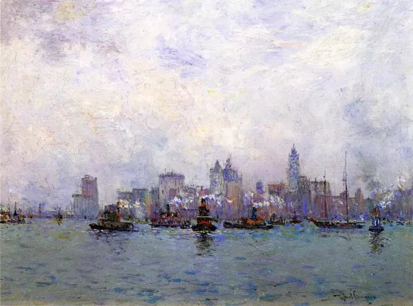 Lower New York from Grace Co.'s Pier
