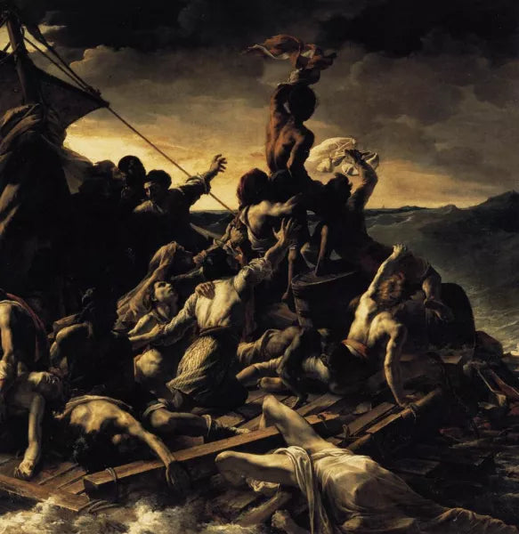 The Raft of the Medusa Detail