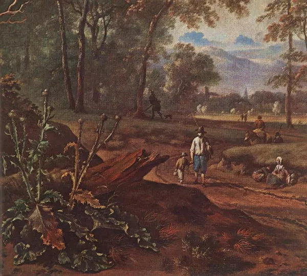 Road Beside the Forest Detail