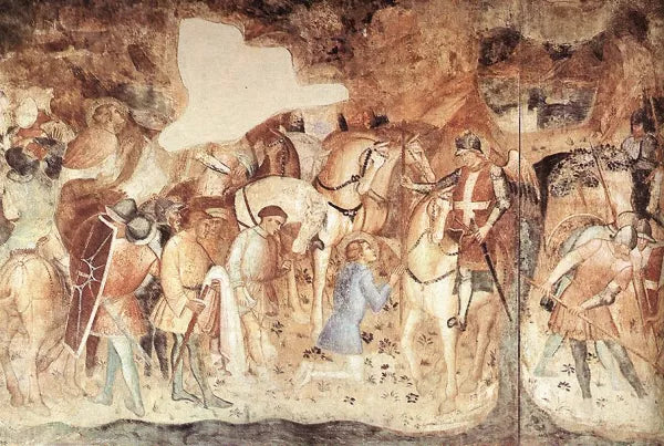 St Michael Giving the Flag to St Ephisius