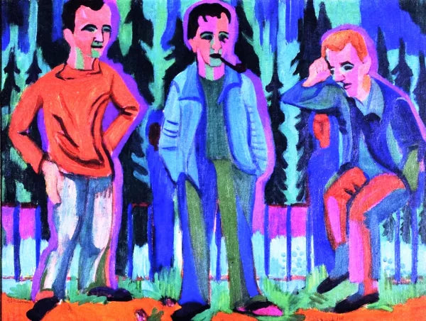 Three Artists: Hermnn Scherer, Kirchner, Paul Camenisch