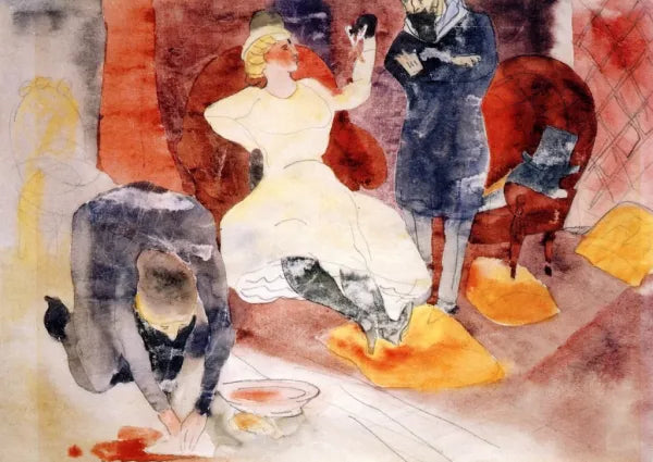 Scene After Georges Stabs Himself with the Scissors 2nd Version