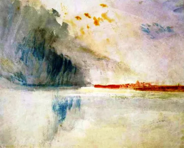 Storm Cloud over a River