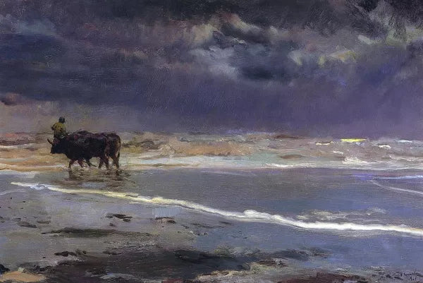Gray Day on Valencia Beach