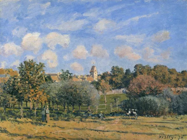 Church at Noisy Le Roi in Autumn