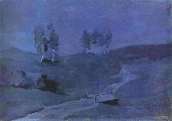 Shadows. Moonlit Night