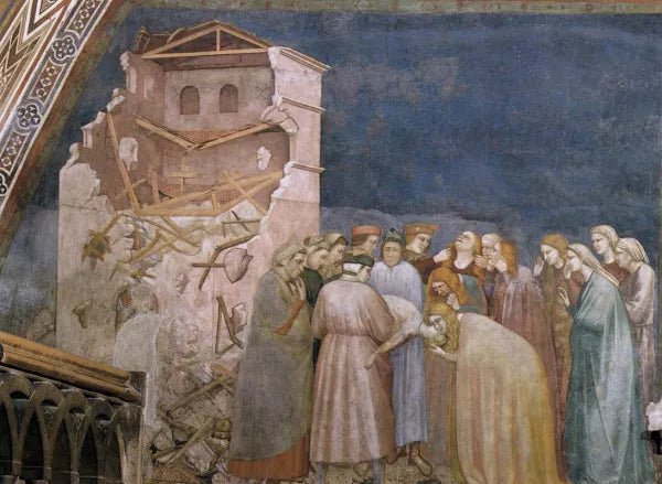 The Death of the Boy in Sessa North transept, Lower Church, San Francesco, Assisi
