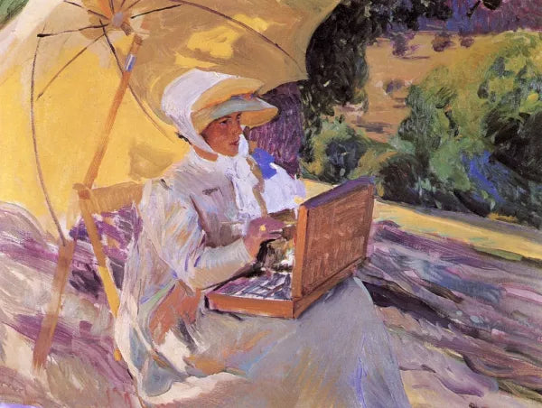 Maria Painting in El Pardo