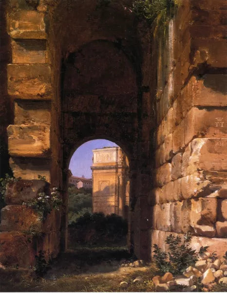The Arch of Constantine Seen from the Colosseum