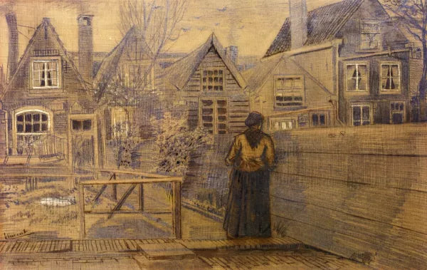 Sien's Mother's House Seen from the Backyard