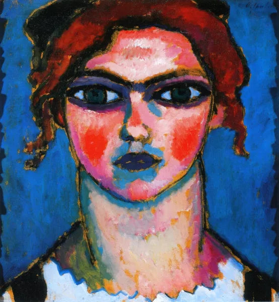 Young Girl with Green Eyes