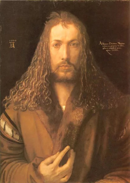 Self Portrait in a Fur-Collard Robe