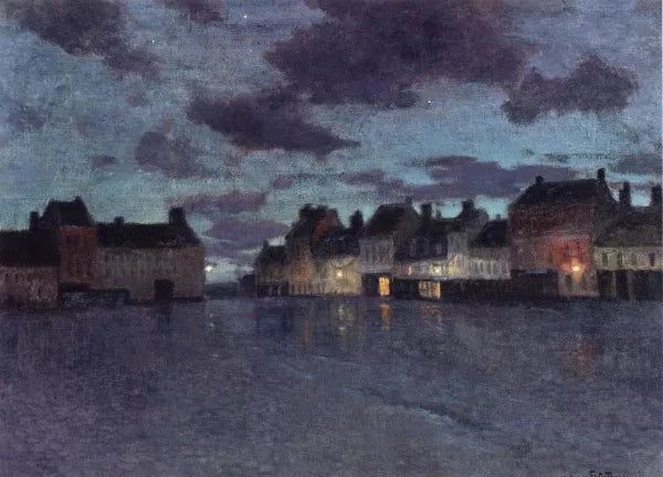 Marketplace in Dieppe, After a Rainstorm