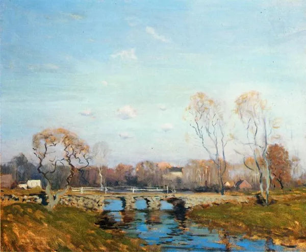 The Old Bridge at Bridgewater, Massachusetts