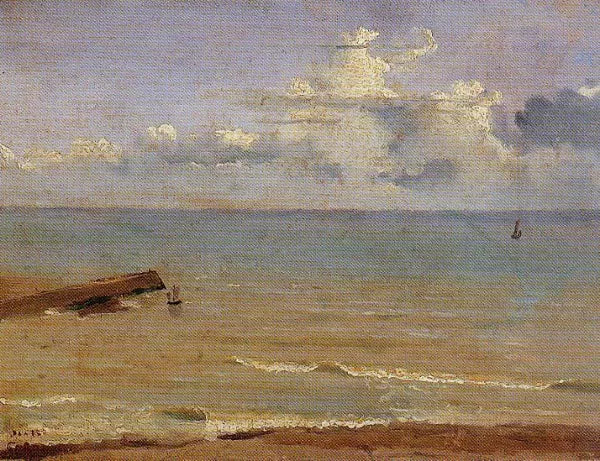 Dieppe - End of a Pier and the Sea
