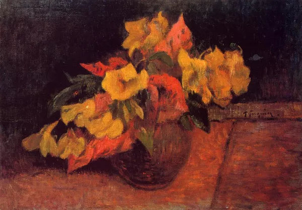 Evening Primroses in a Vase
