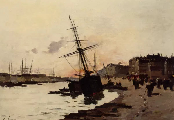 Ships in a Harbour