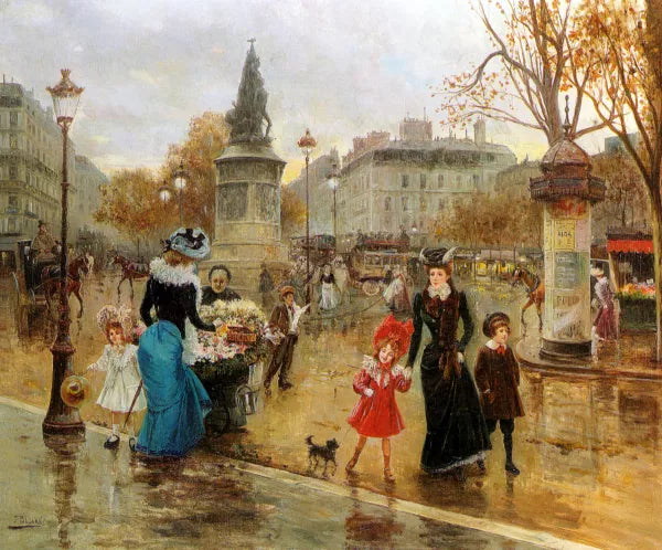 Une Place Animee a Paris