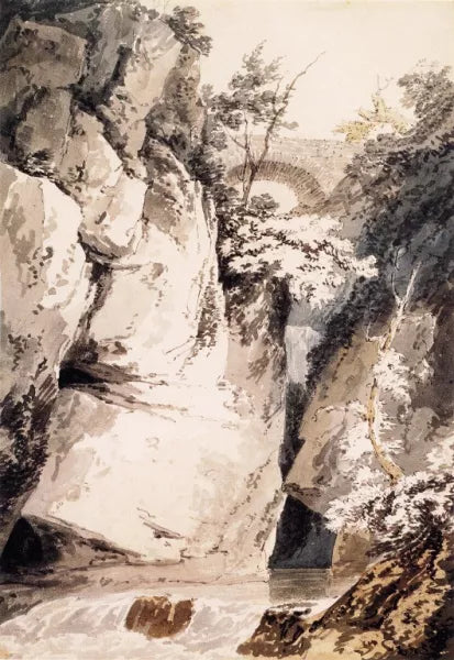 On the Banks of Lake Como after J.R.Cozens