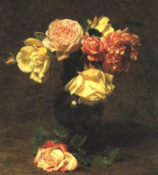 White and Pink Roses