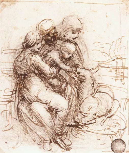 Study of St Anne, Mary, the Christ Child and the Young St John 