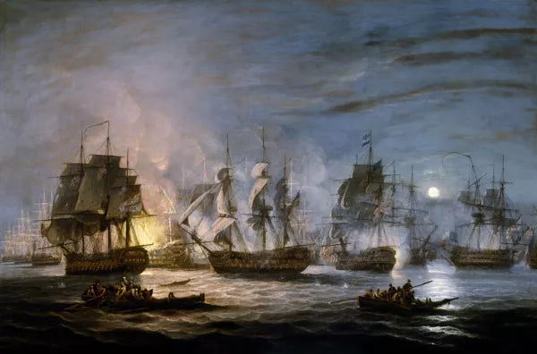 Battle of the Nile, August 1st 1798 at 10 pm