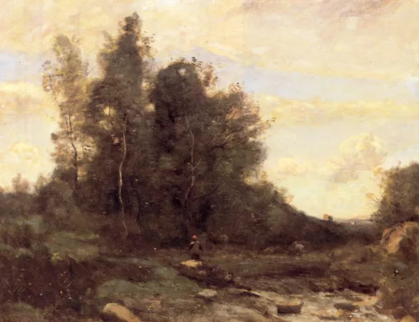 Le Torrent Pierreaux Crepuscule