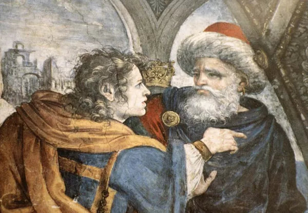 Scene from the Life of St Thomas Aquinas Detail