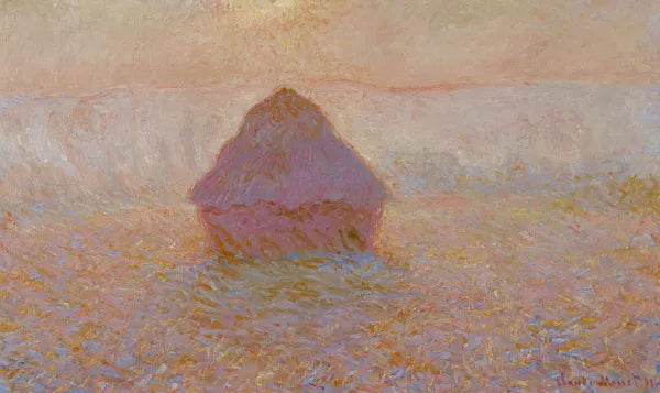 Grainstack-Sun in the Mist