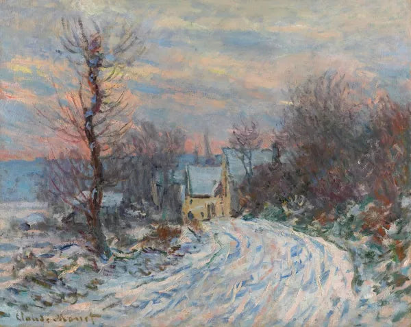 L'entree De Giverny En Hiver