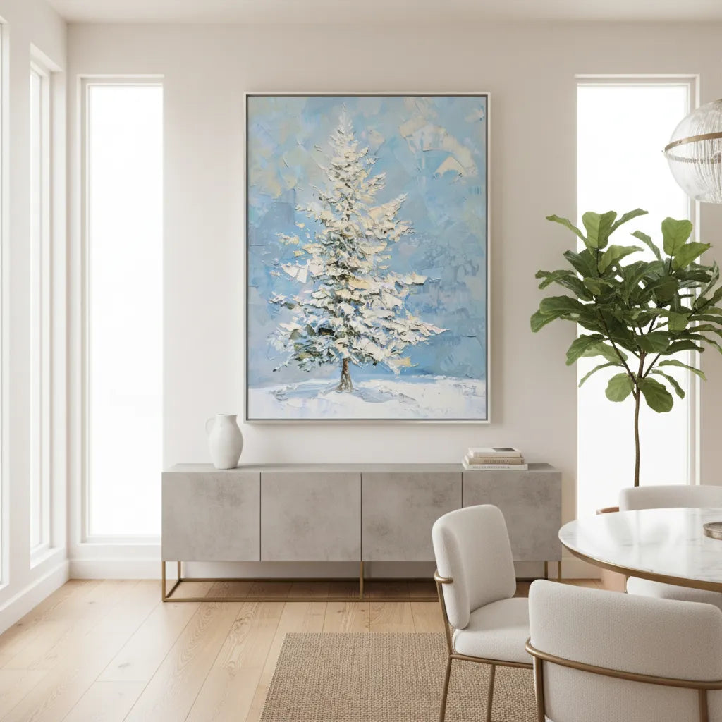 Pastel Winter Pine