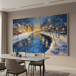 Winter River Lights